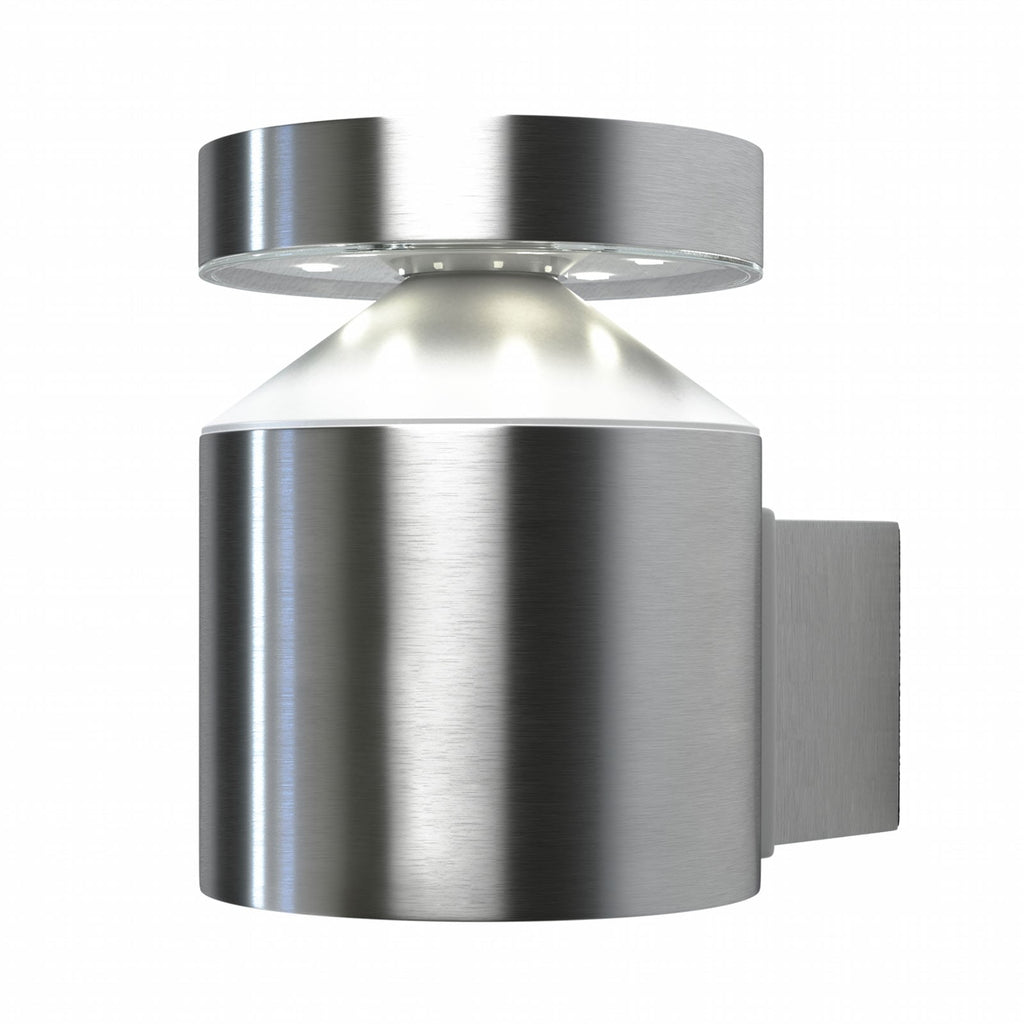 Detalj av LED utevegglampe Endura Style Cylinder rustfritt stål