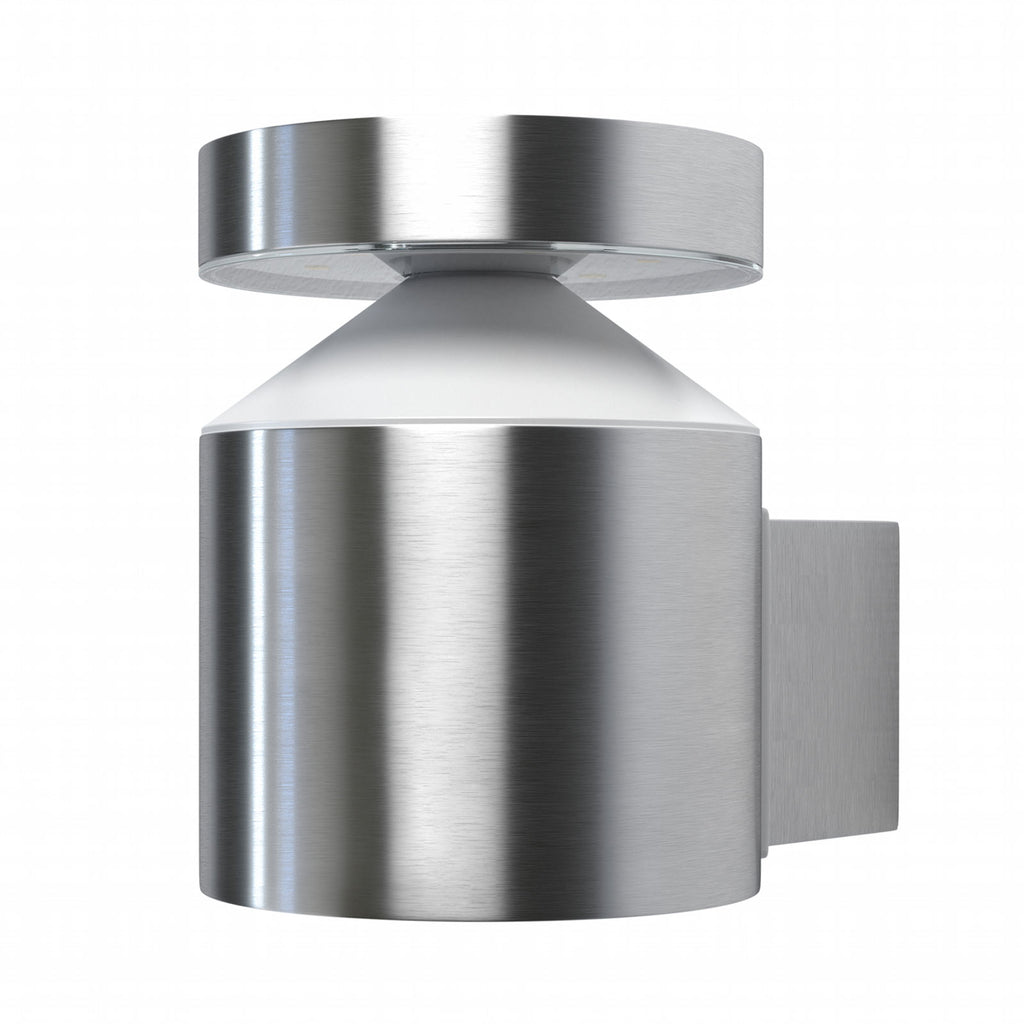 Montert LED utevegglampe Endura Style Cylinder rustfritt stål på vegg