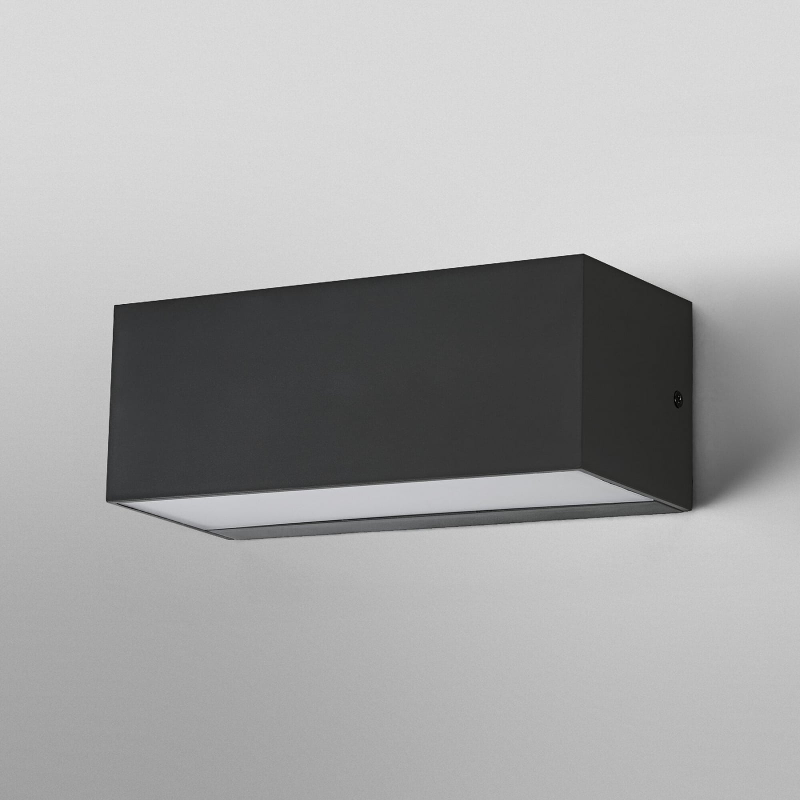 LED utevegglampe ENDURA STYLE IDRI mørkegrå IP65 detalj