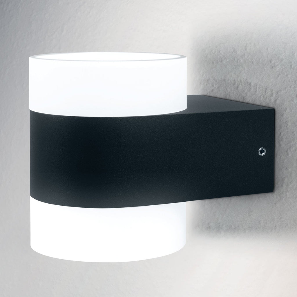 LED utevegglampe Endura Style UpDown Puck IP44 forfra