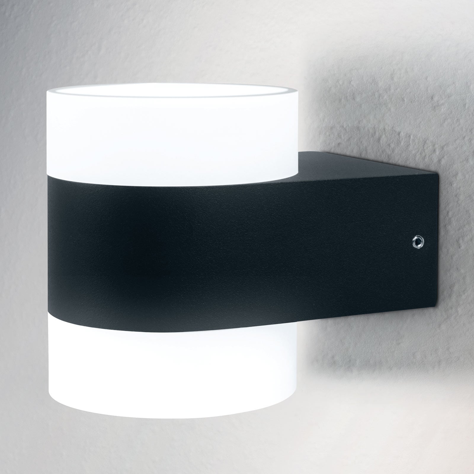 LED utevegglampe Endura Style UpDown Puck IP44 forfra
