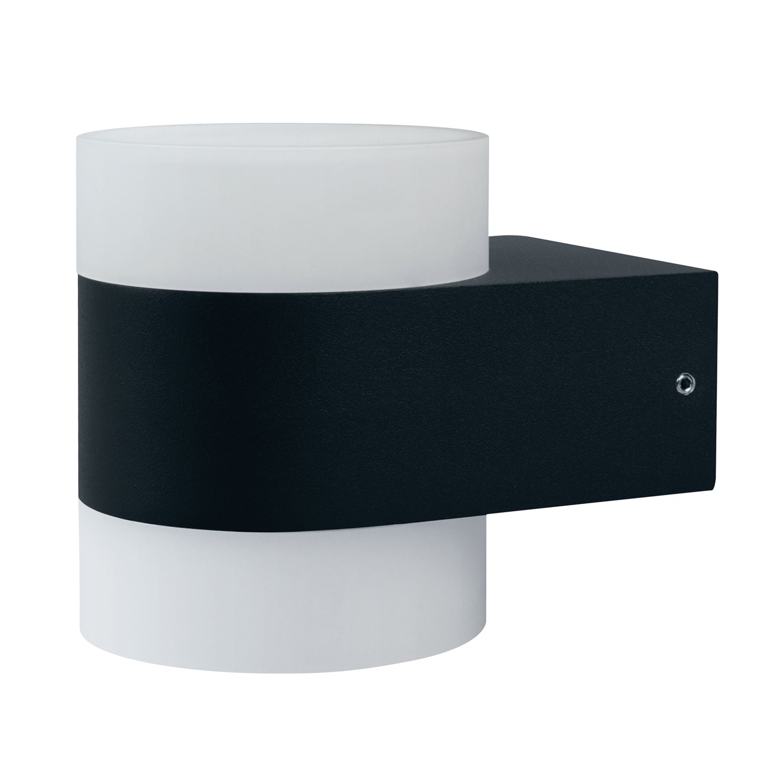 LED utevegglampe Endura Style UpDown Puck IP44 montert på vegg