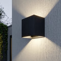LED utevegglampe Evie opp og ned antrasitt forfra