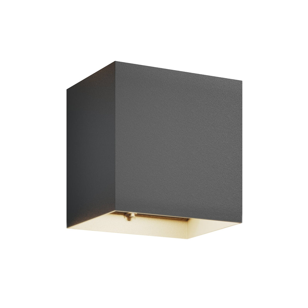 LED utevegglampe Evie opp og ned antrasitt detalj av lys
