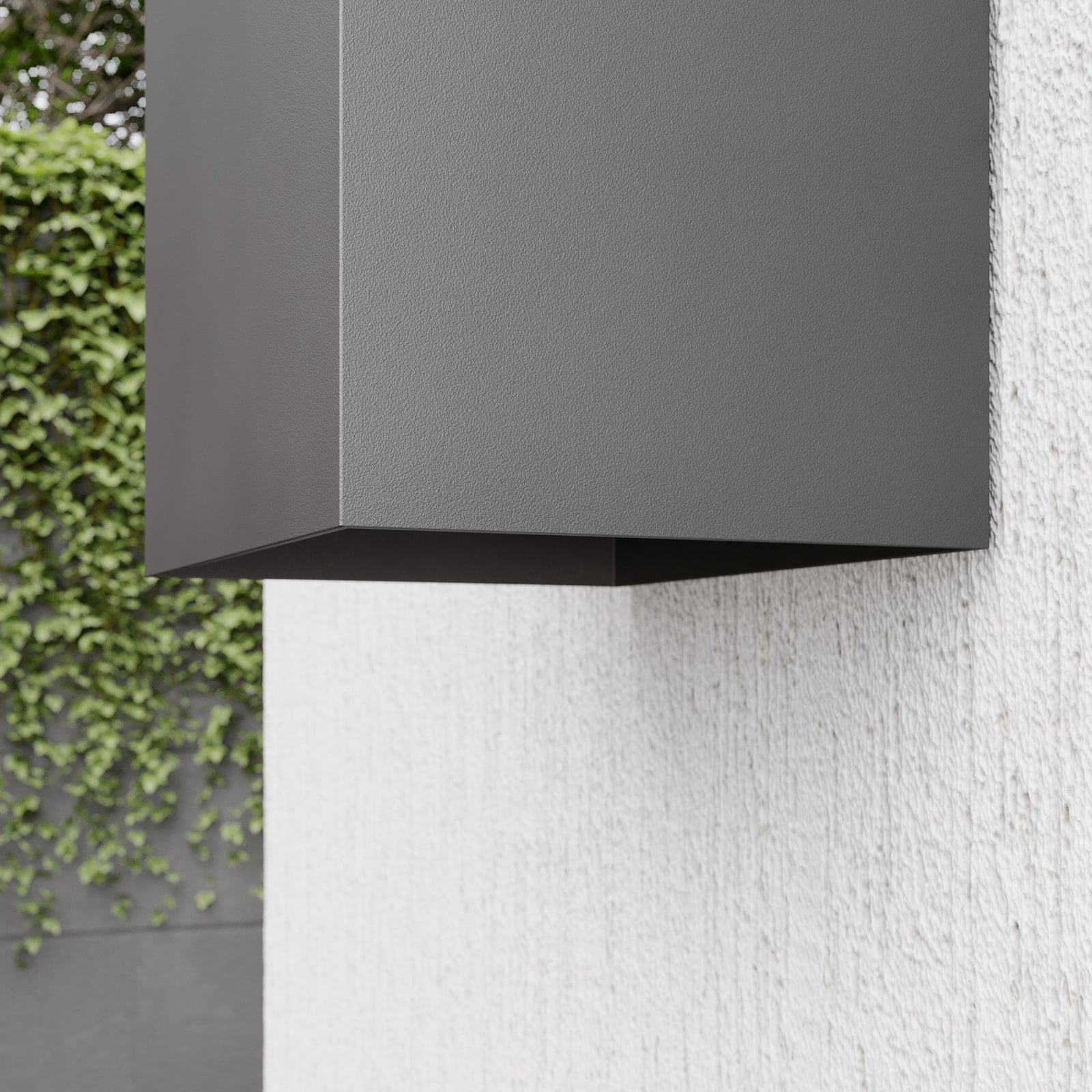 LED utevegglampe Evie opp og ned antrasitt lys nedover