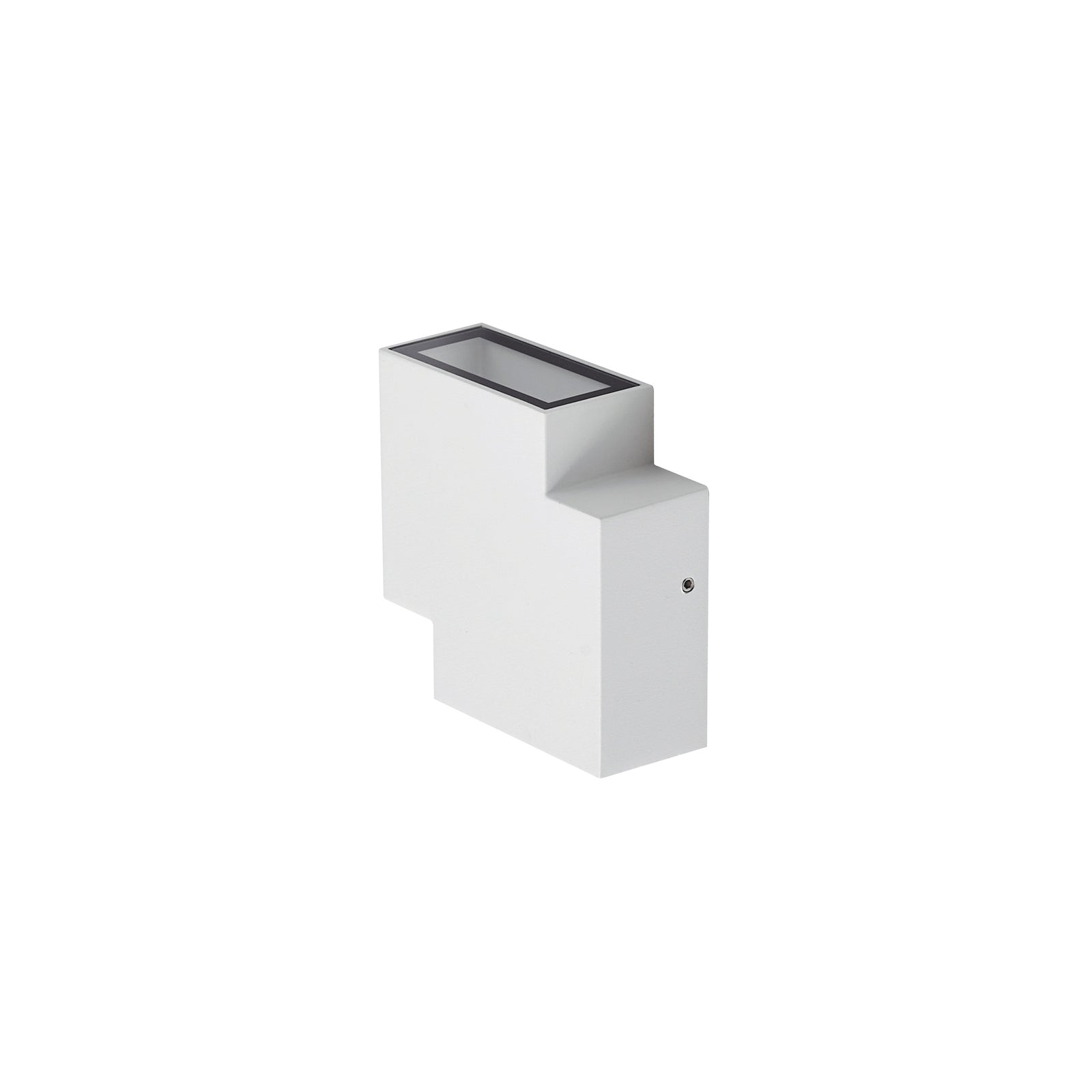 LED utevegglampe Fendir aluminium hvit 10,5 cm montert
