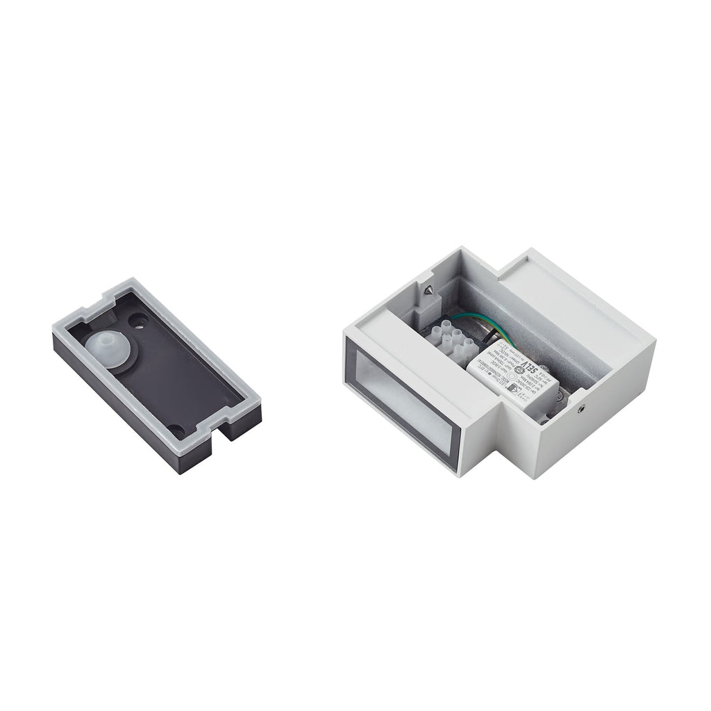 LED utevegglampe Fendir aluminium hvit 10,5 cm profil