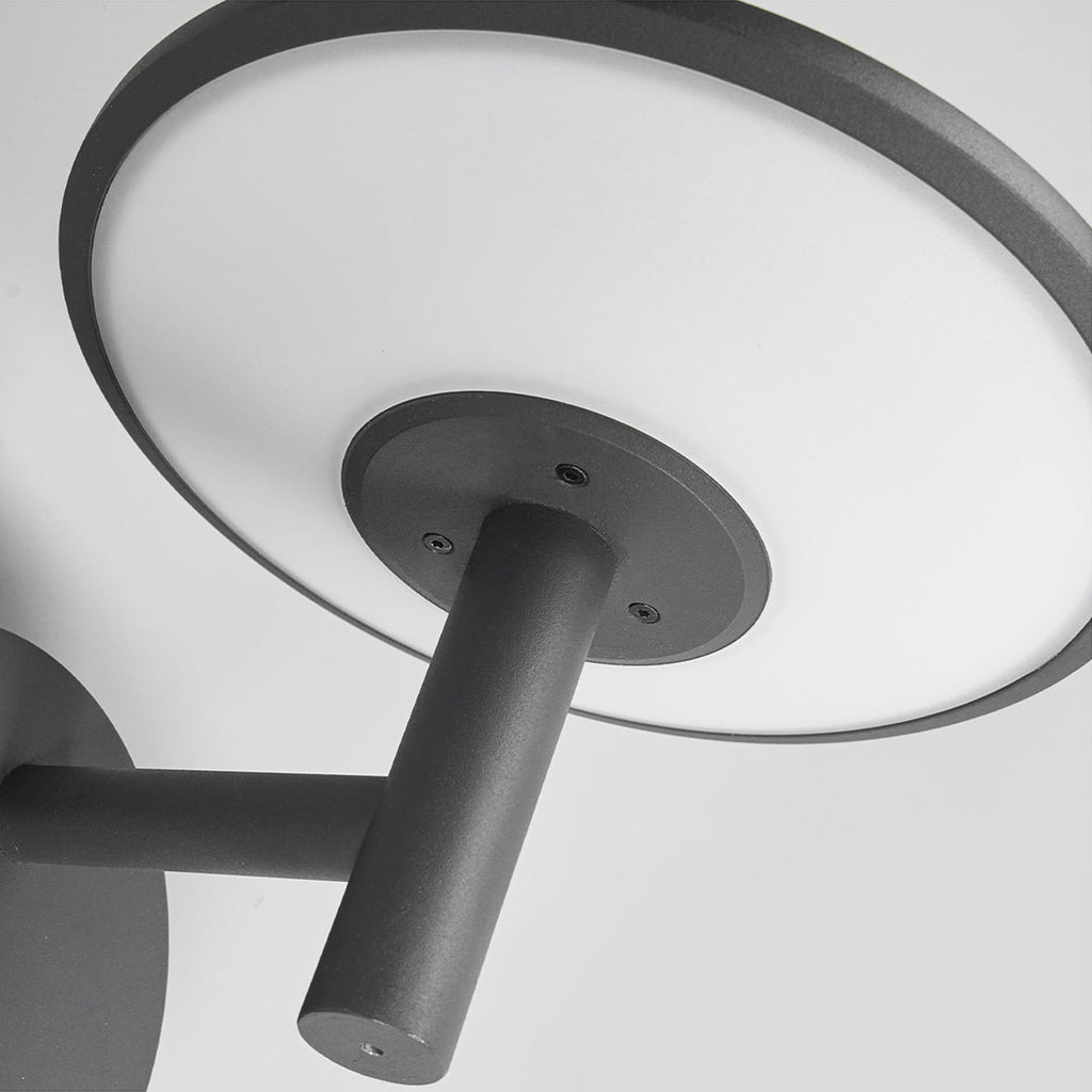 LED utevegglampe Fenia med bevegelsessensor antrasitt sensor detalj