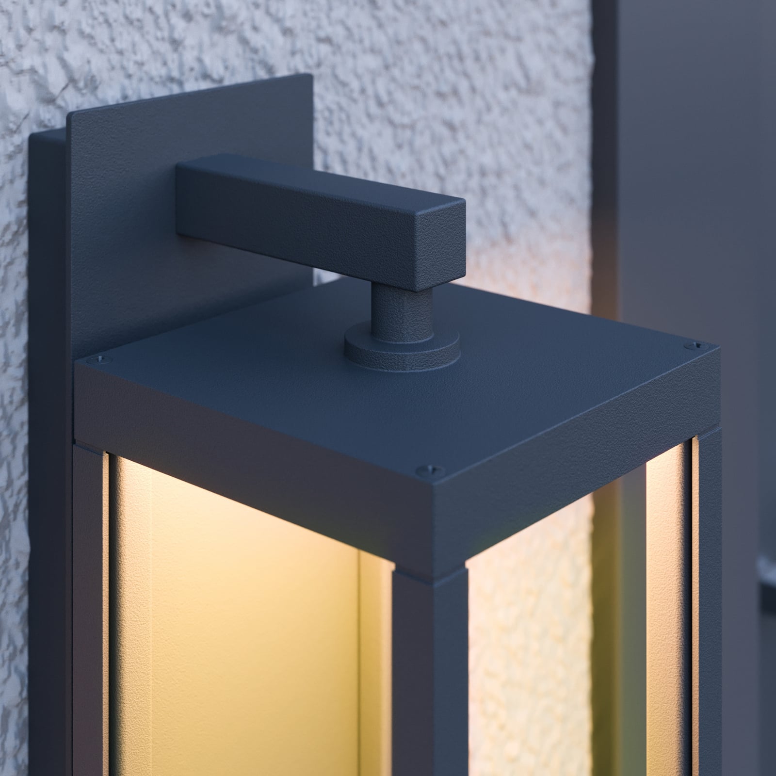 LED utevegglampe Ferdinand montert på vegg