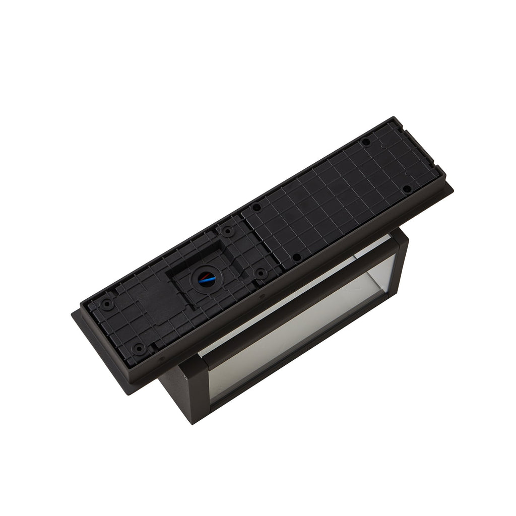 LED utevegglampe Ferdinand lanterneform grå 38 cm IP54 - Lucande