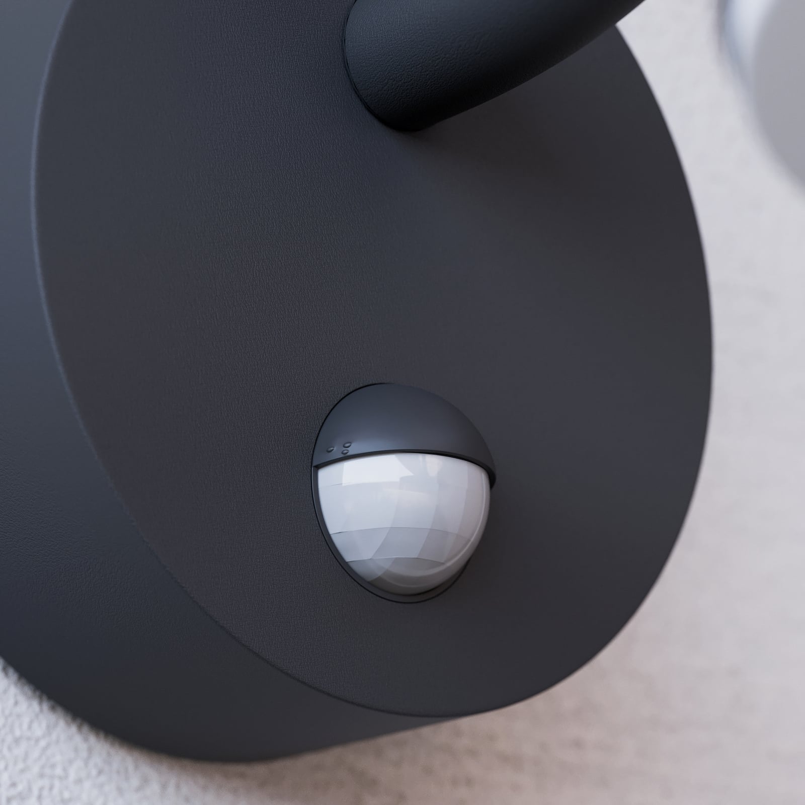 LED utevegglampe Fineria med bevegelsessensor lys fra siden