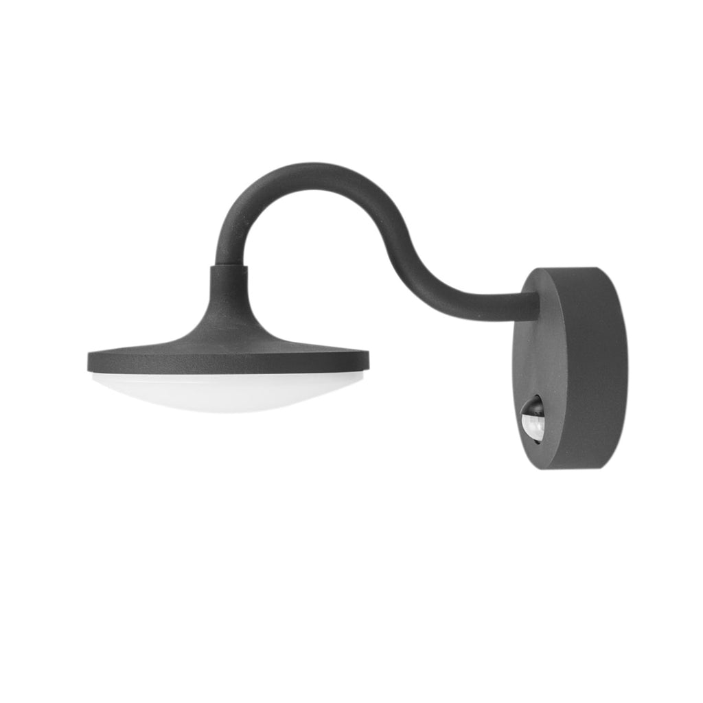 Detalj av LED utevegglampe Finny med bevegelsessensor IP54