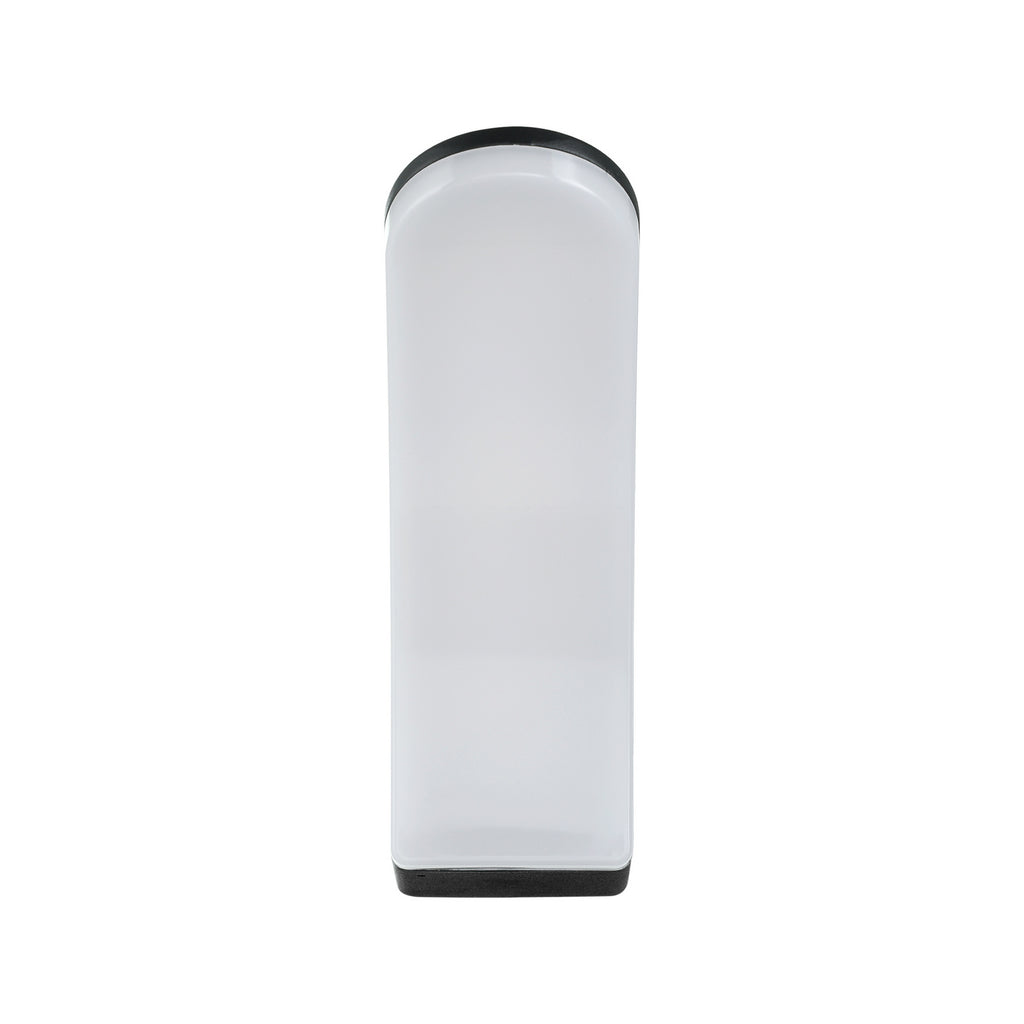 Detalj av LED utevegglampe Fiumicino aluminium svart/hvit