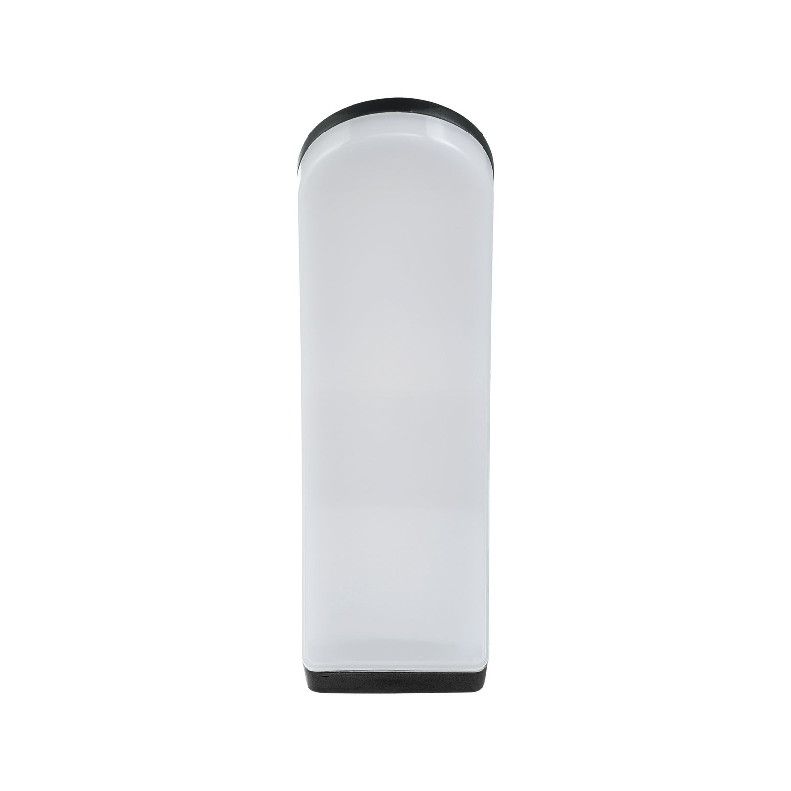 Detalj av LED utevegglampe Fiumicino aluminium svart/hvit