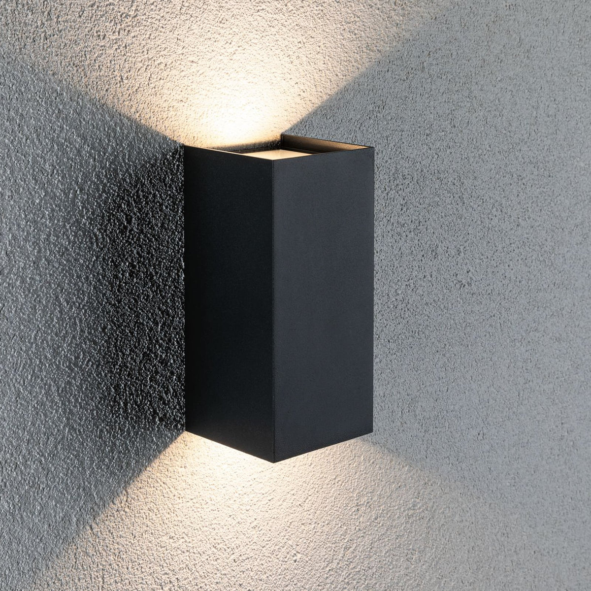 LED utevegglampe Flame opp og ned antrasitt 22 cm Paulmann forfra
