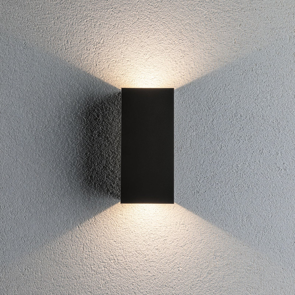 Bakside av LED utevegglampe Flame opp og ned antrasitt 22 cm Paulmann