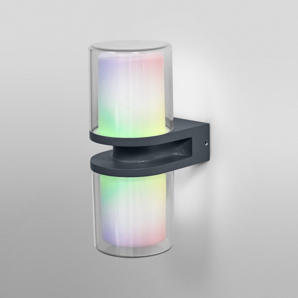 LED utevegglampe Flare opp/ned RGBW dimbar IP44 - LEDVANCE SMART+ bakside