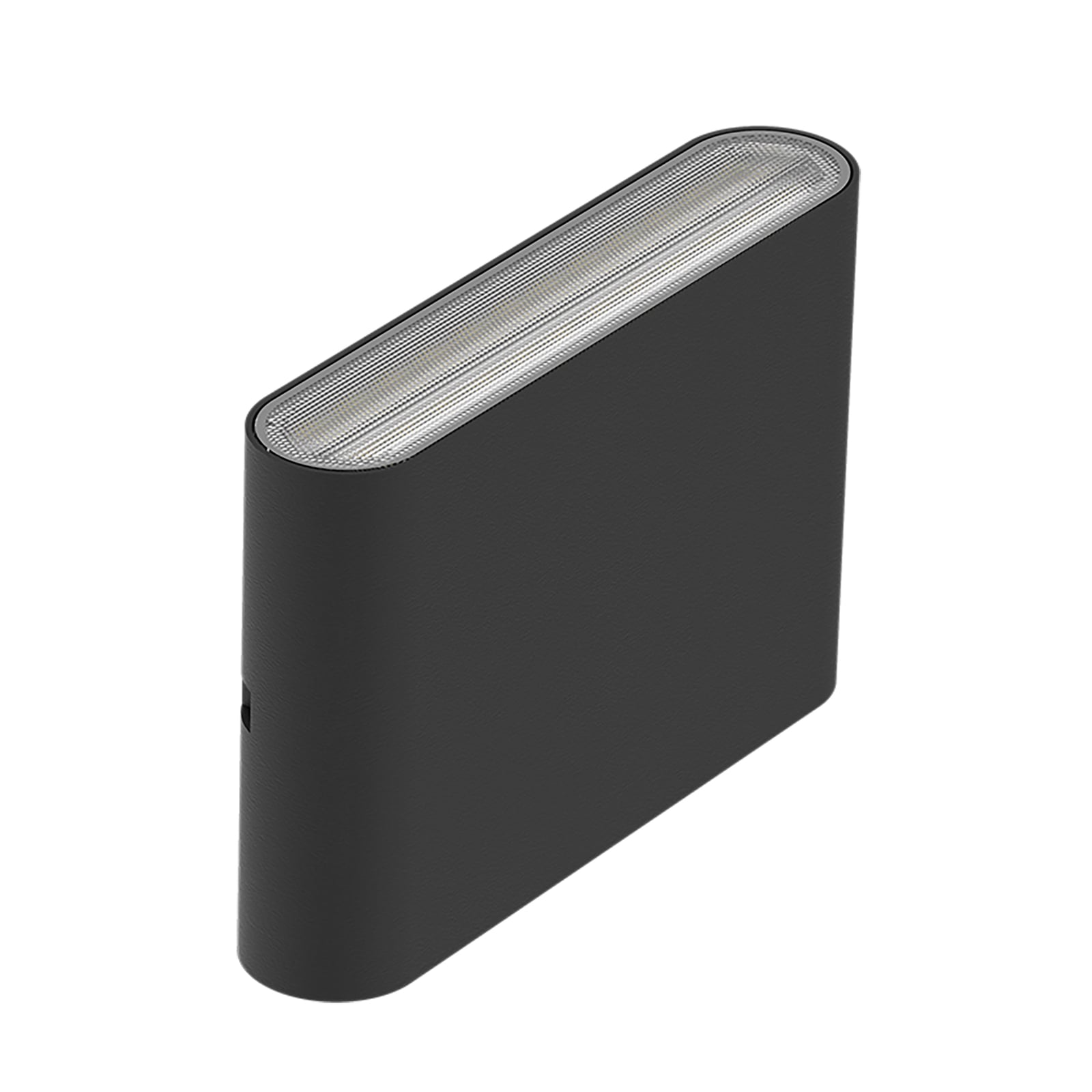 LED utevegglampe FLASK opp/ned svart front