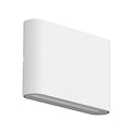 LED utevegglampe Flask opp og ned hvit 6W IP65 forfra