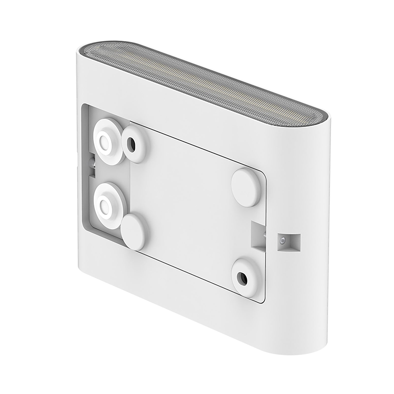 Montert LED utevegglampe Flask opp og ned hvit 6W IP65 med opp- og nedlys