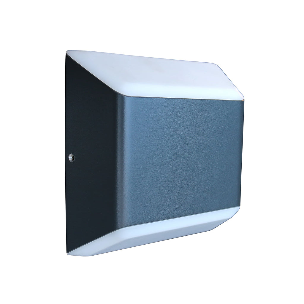 LED utevegglampe Floyd opp og ned antrasitt Eco-Light detalj