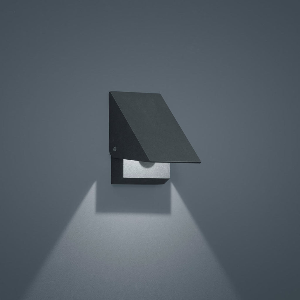 LED utevegglampe Free grafitt bakside og feste