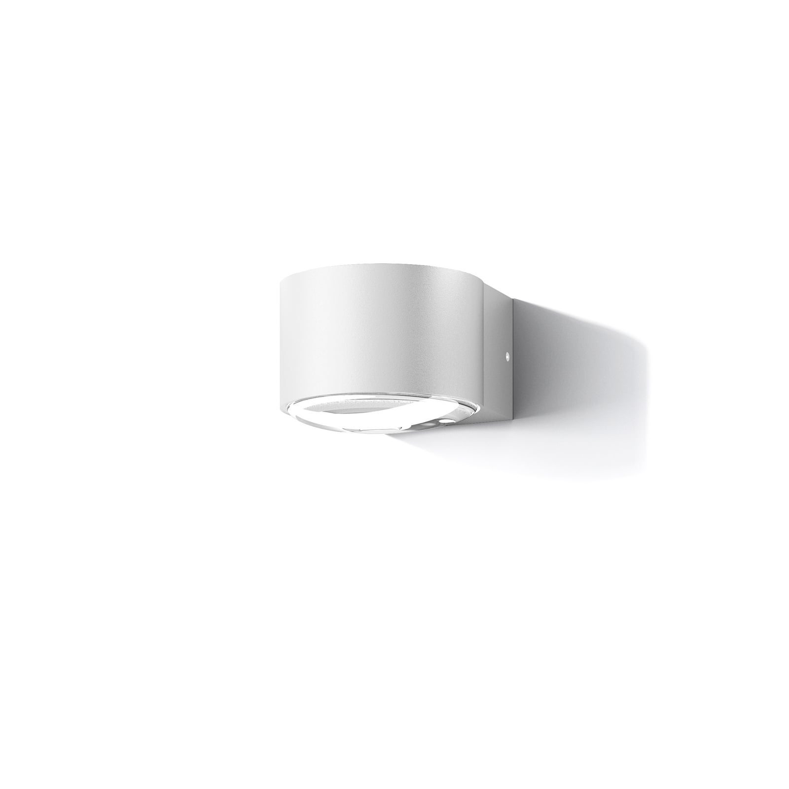 LED utevegglampe Frey aluminium hvit IP65 forfra