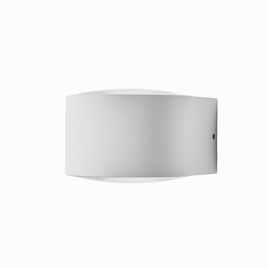 LED utevegglampe Frey opp og ned hvit IP65 bakside