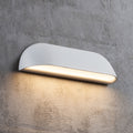 LED utevegglampe Front 26 hvit fra forfra