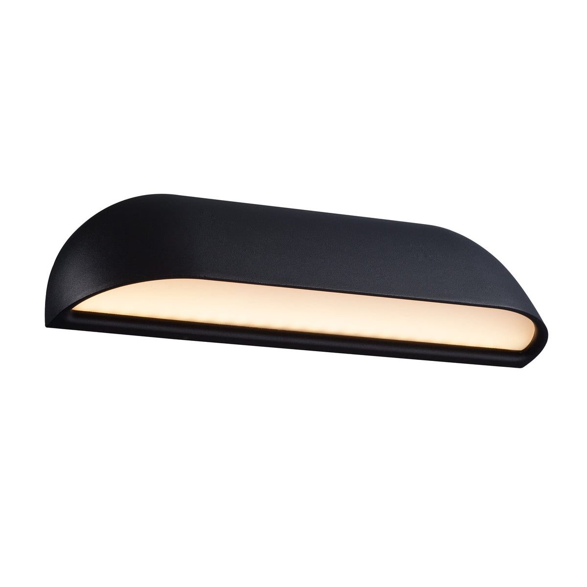LED utevegglampe Front 26 svart bakside