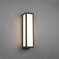 LED utevegglampe Fuerte antrasitt aluminium 36 cm forfra