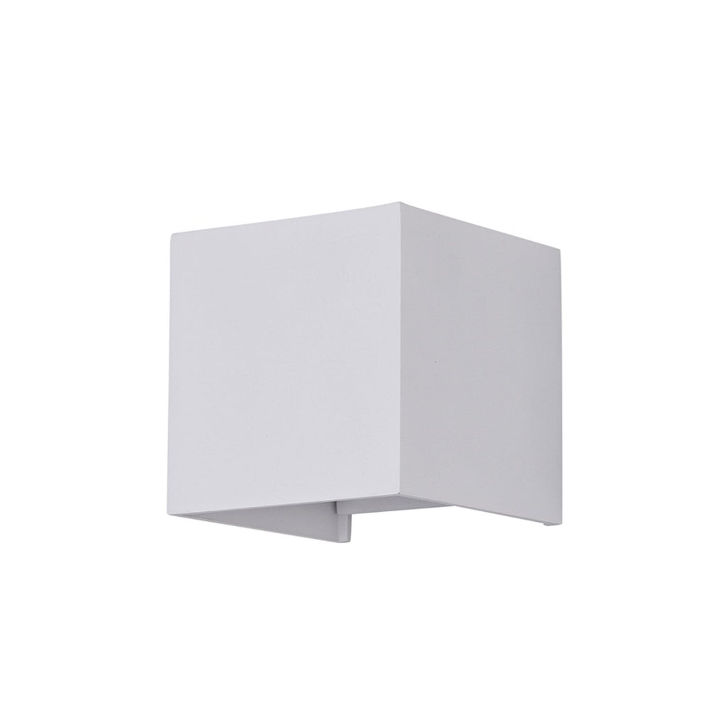 Detaljbilde av LED utevegglampe Fulton hvit 10x10 cm 6W IP54