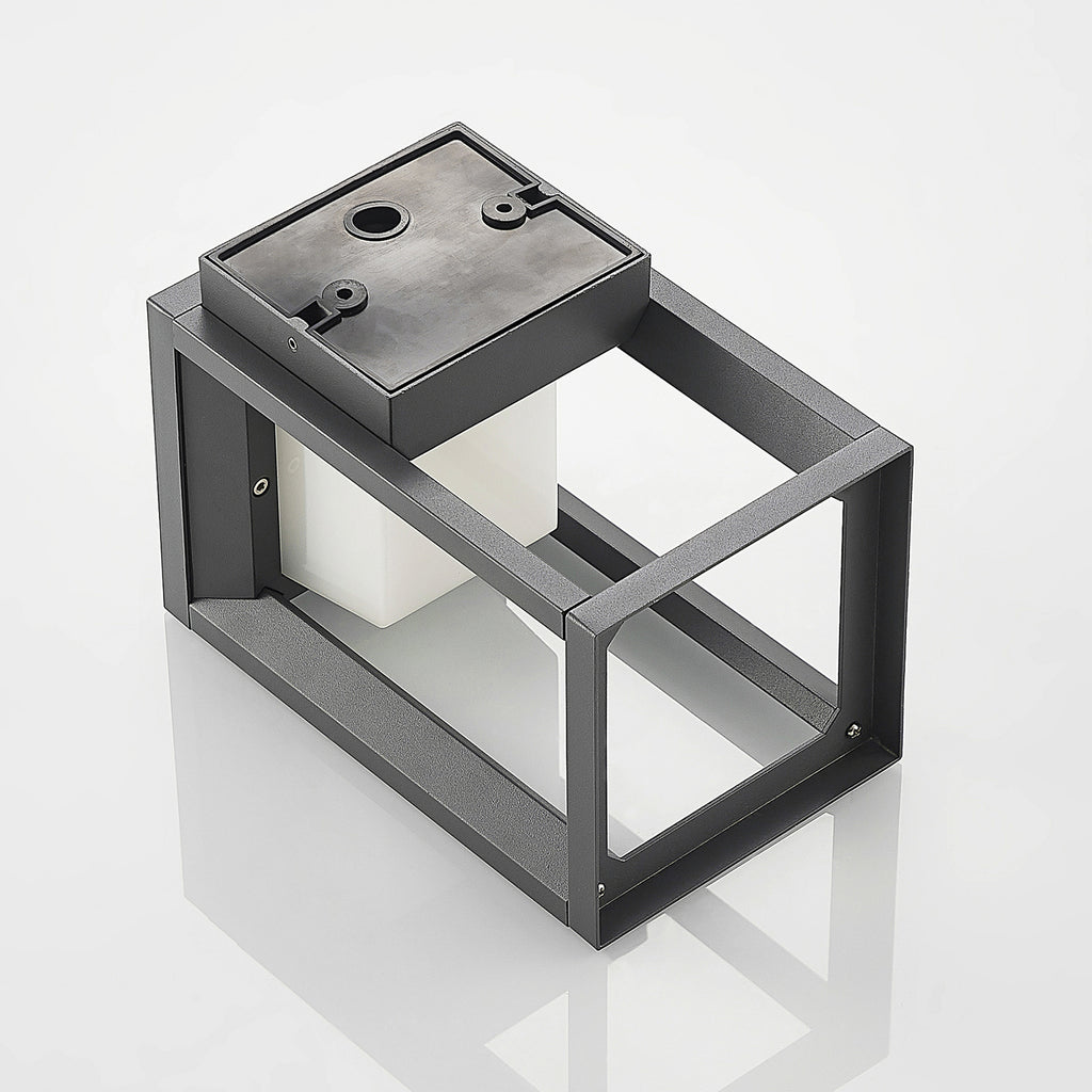 LED utevegglampe Gamion antrasitt aluminium miljø