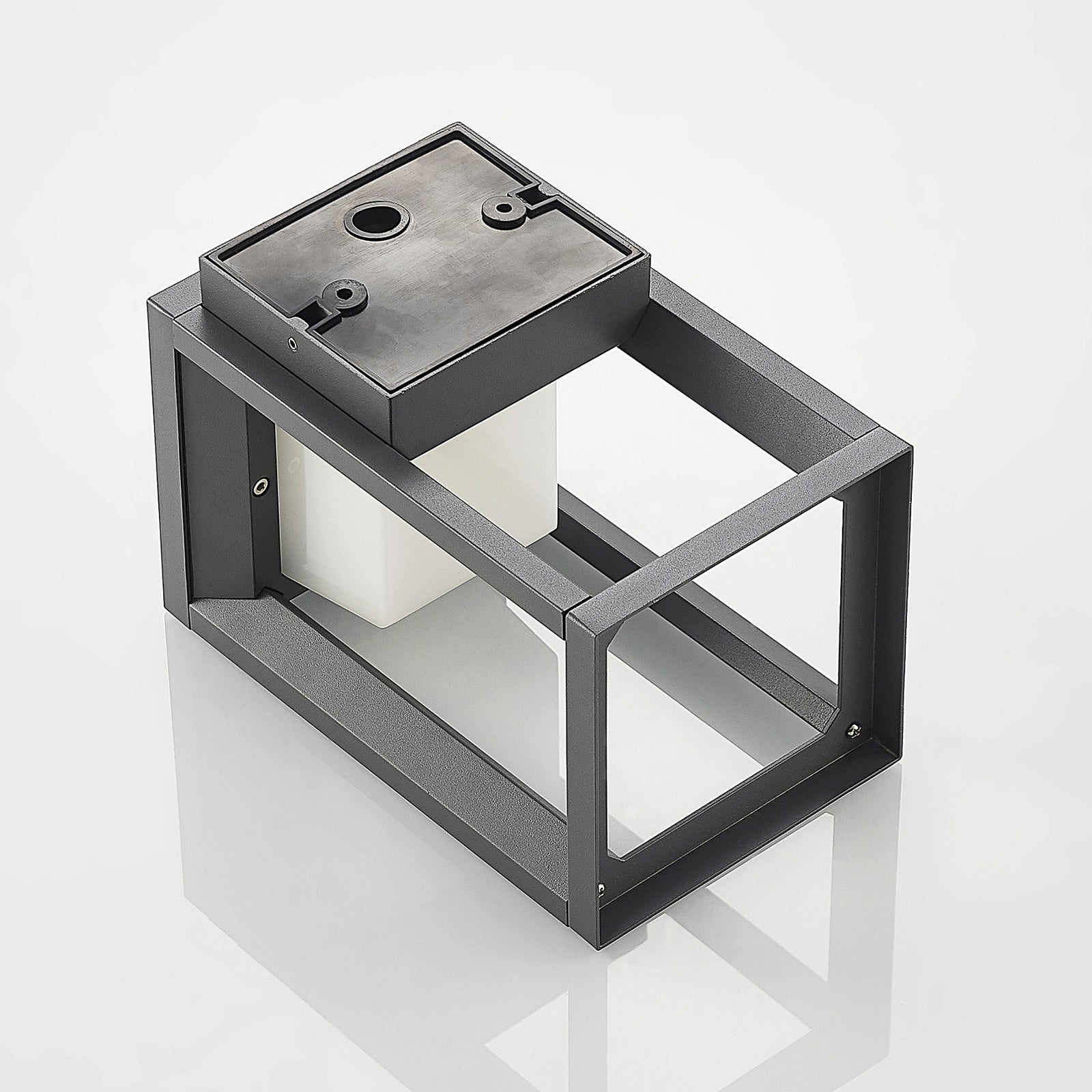 LED utevegglampe Gamion antrasitt aluminium miljø