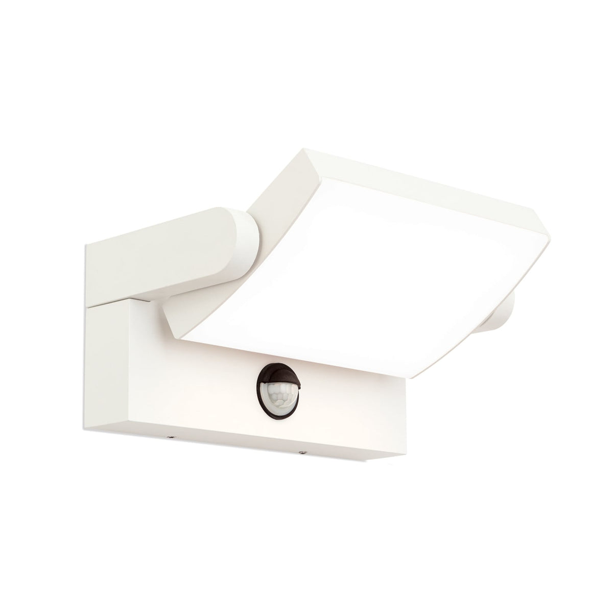 Detalj av LED utevegglampe Ginger med bevegelsessensor hvit IP54