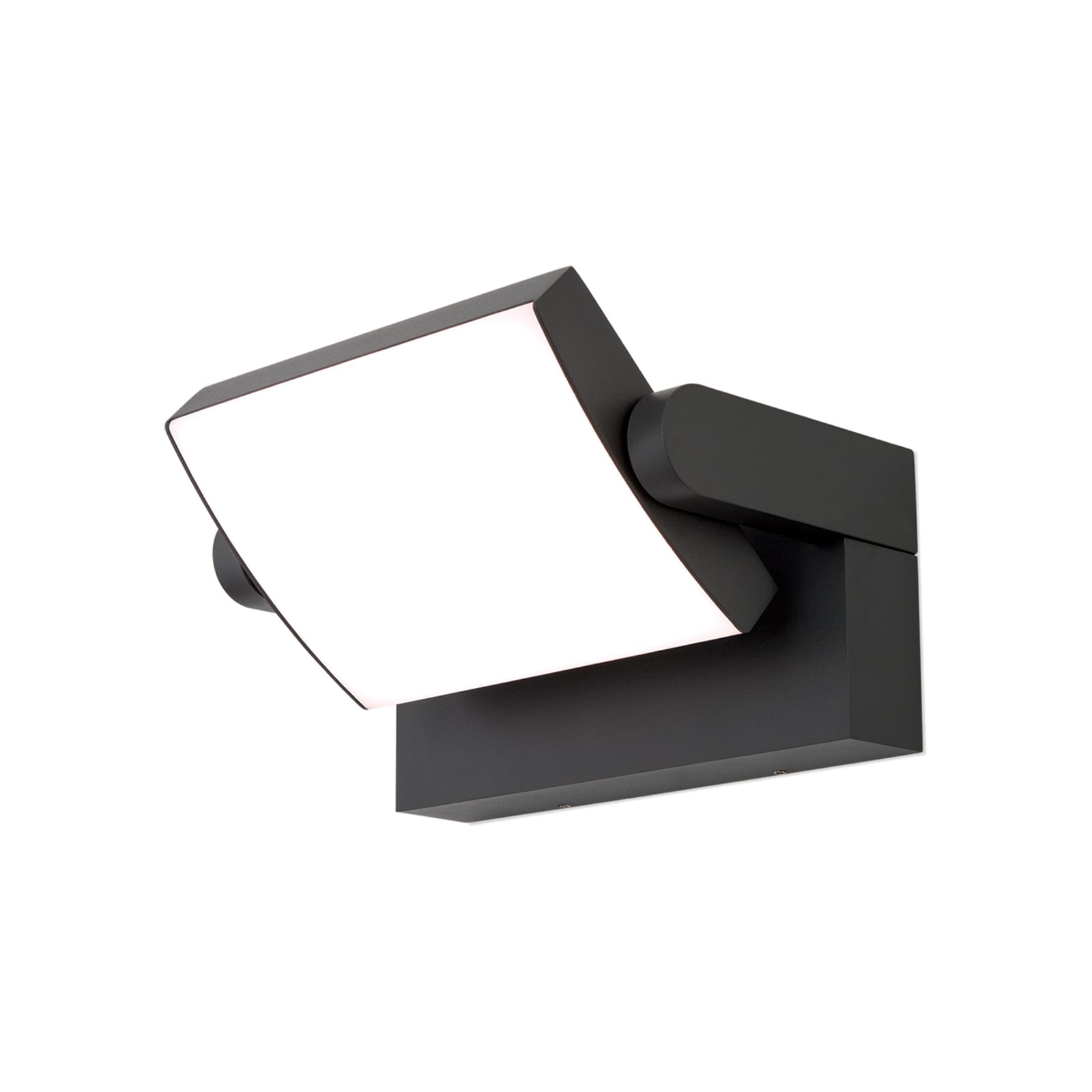 LED utevegglampe Ginger svingbar CCT antrasitt IP54 detalj