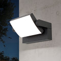 LED utevegglampe Ginger svingbar CCT antrasitt IP54 foran