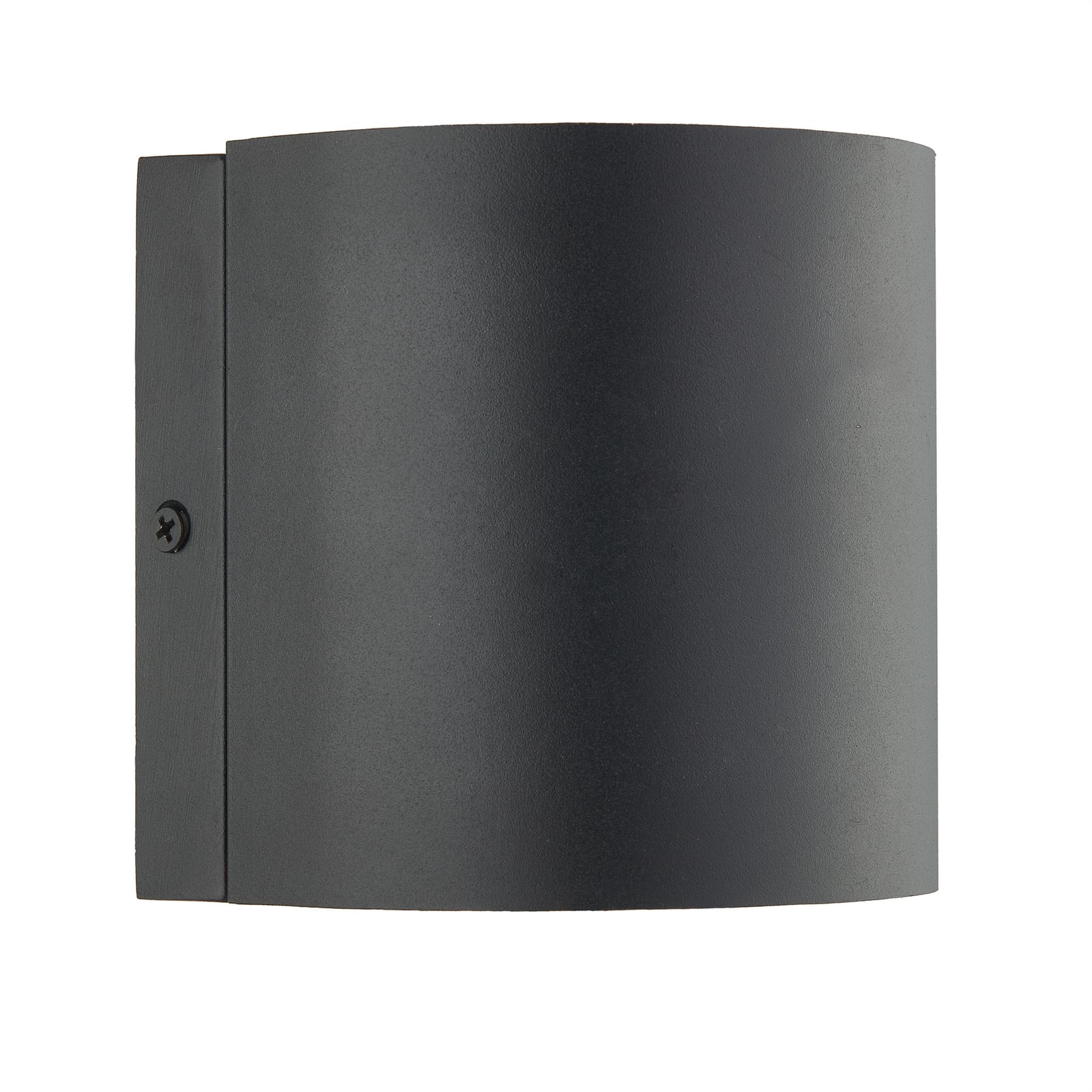 LED utevegglampe Gladis opp/ned svart 12 cm IP44 montert utendørs