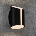 LED utevegglampe Grip CCT Bluetooth svart forfra