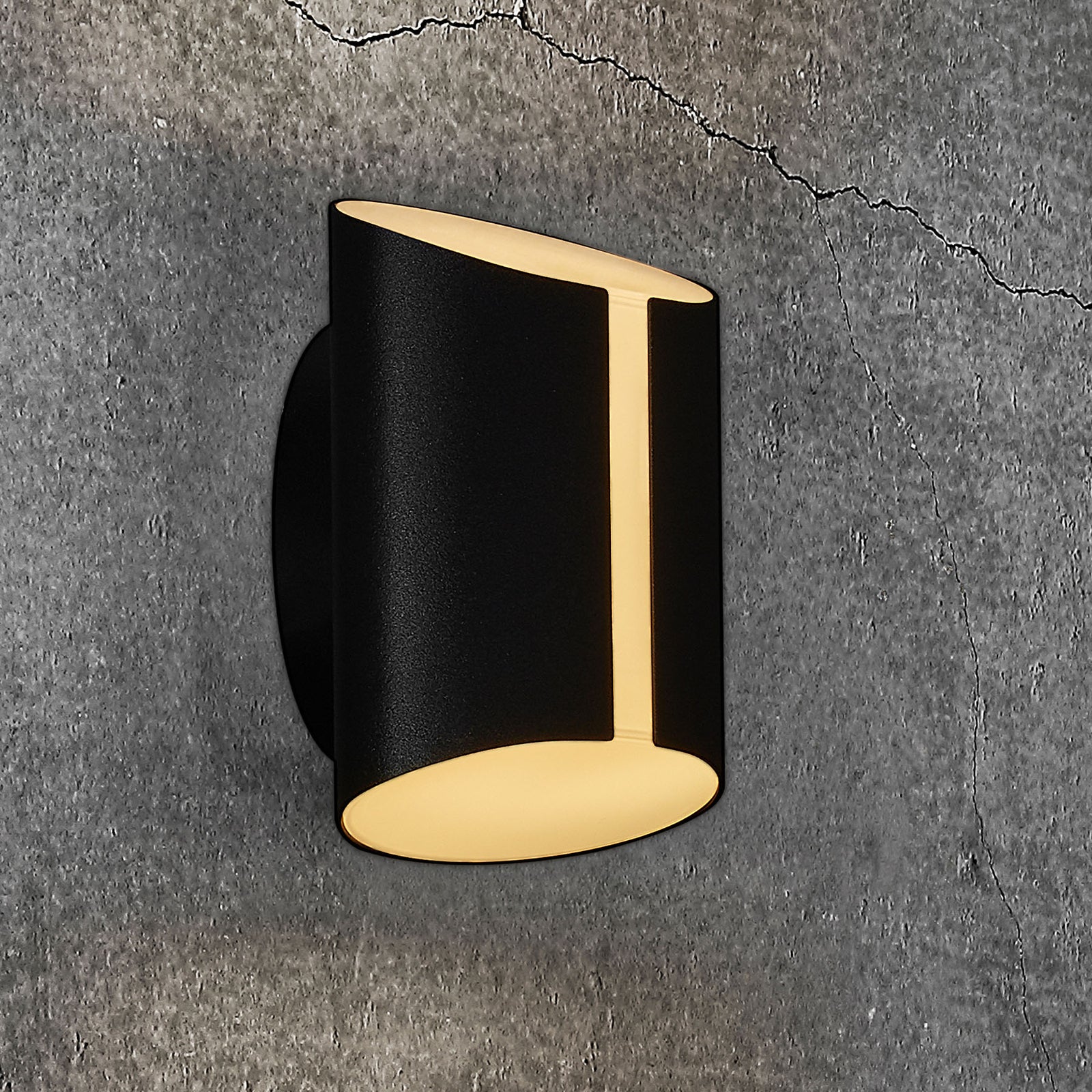 LED utevegglampe Grip CCT Bluetooth svart bakside