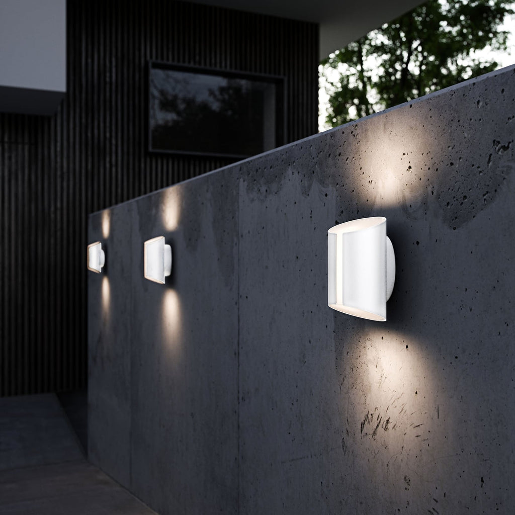 Detalj av LED utevegglampe Grip CCT smart hvit IP54