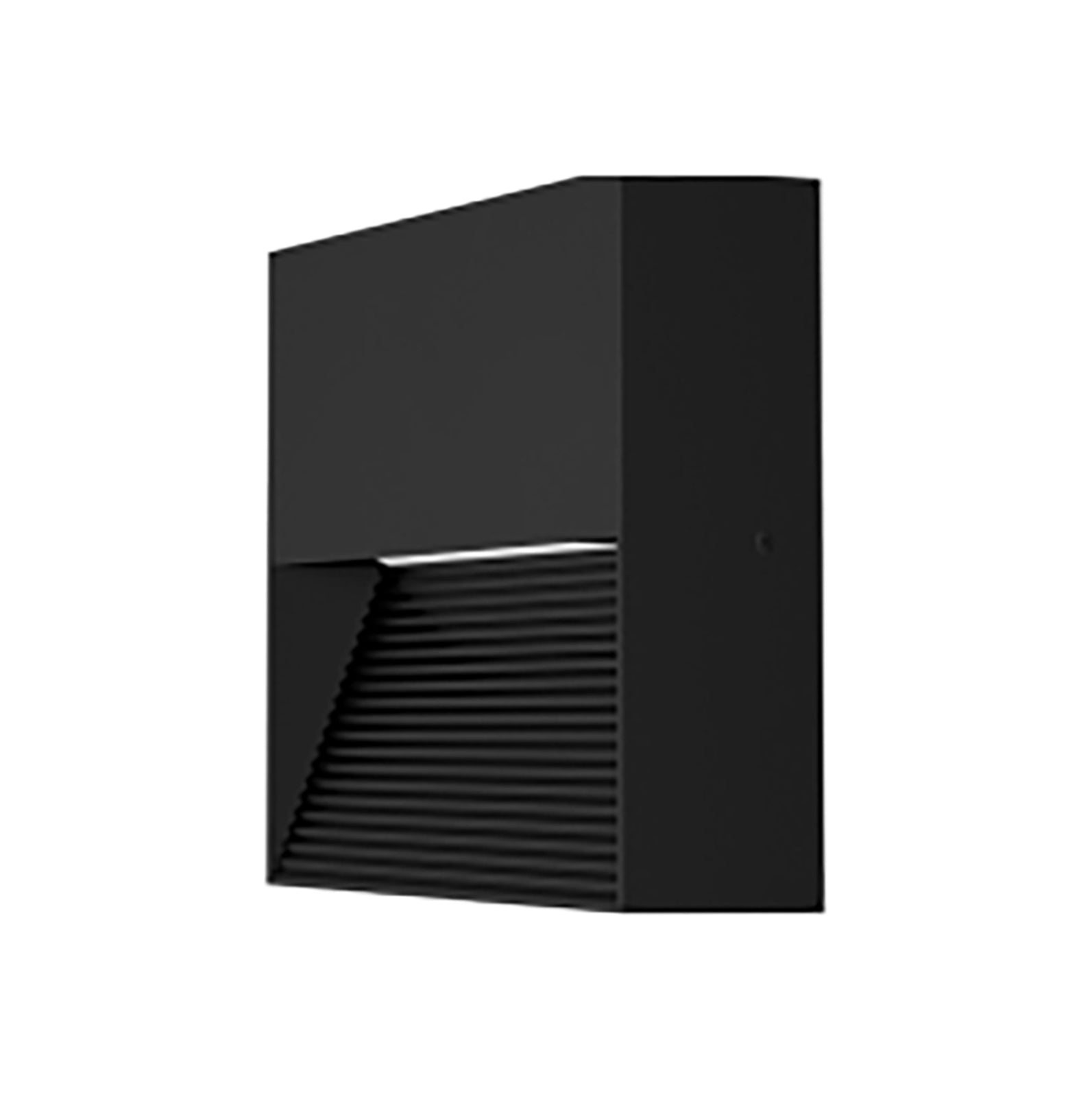 LED utevegglampe GUIDEsquare svart 5W 3000K IP65 fra DOTLUX frontbilde