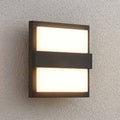 LED utevegglampe Gylfi antrasitt aluminium forfra
