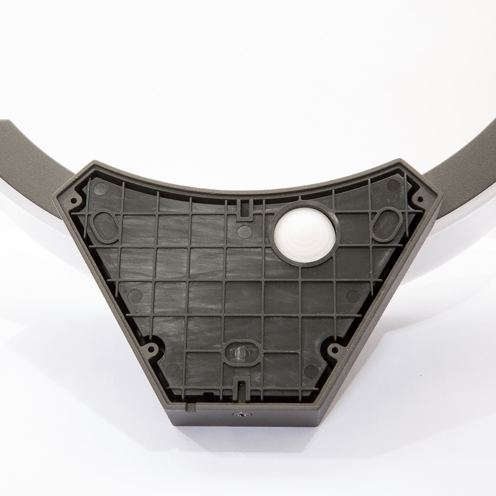 LED utevegglampe Half med bevegelsessensor antrasitt sideprofil