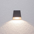 LED utevegglampe Hanno antrasitt aluminium IP54 forfra