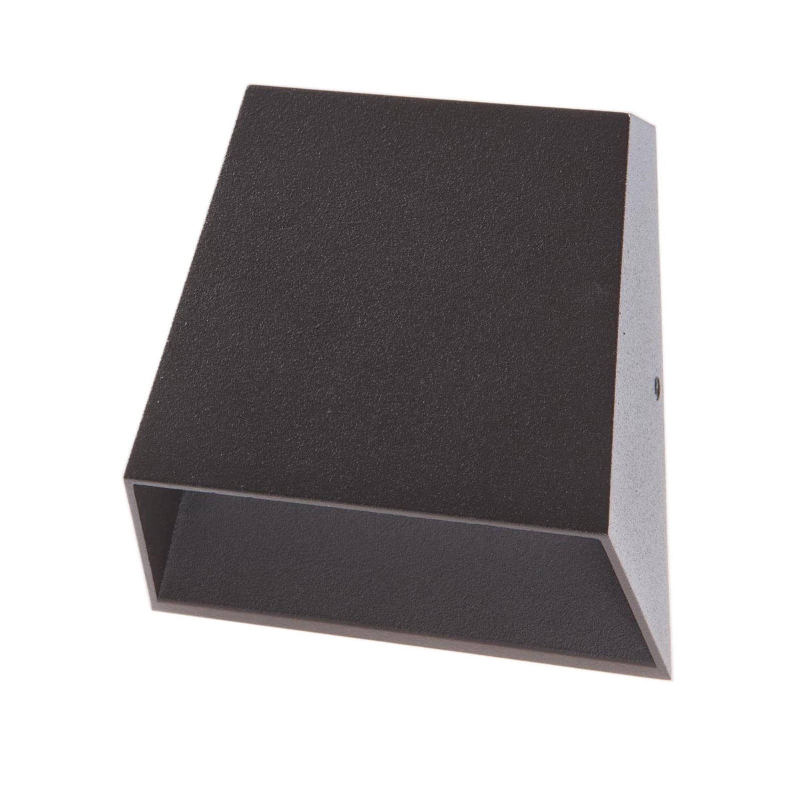 LED utevegglampe Hanno antrasitt aluminium IP54 montert
