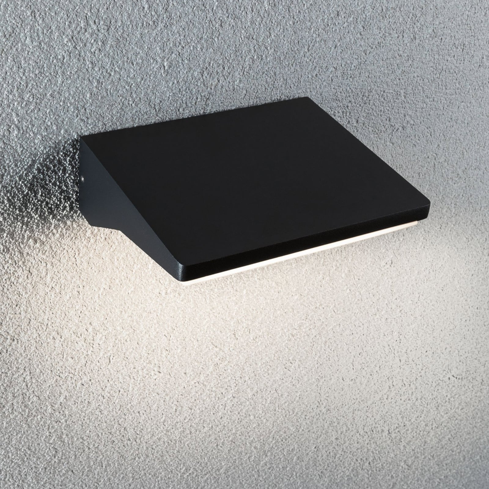 LED utevegglampe House med bevegelsessensor mørkegrå IP44 detalj