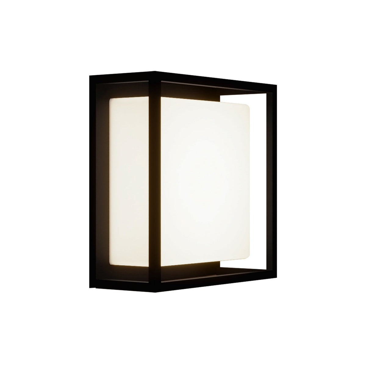 LED utevegglampe Ilirian antrasitt aluminium detalj