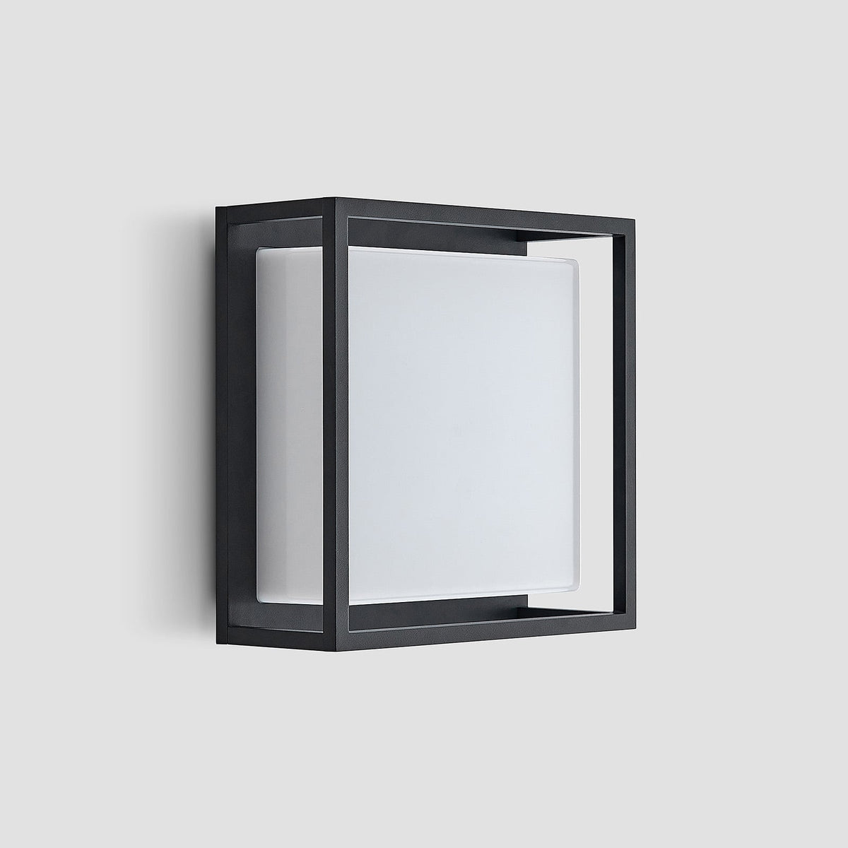 LED utevegglampe Ilirian antrasitt aluminium side