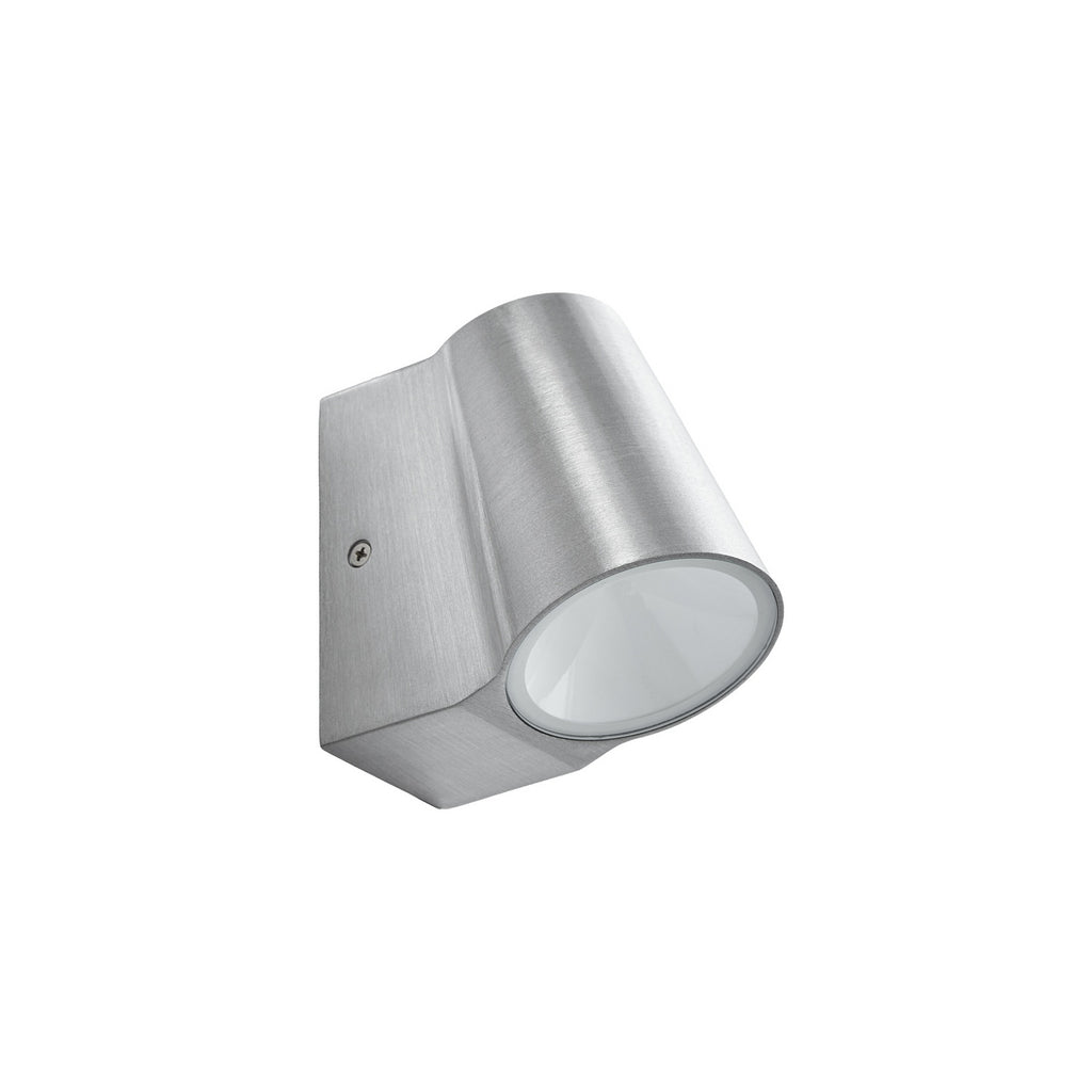 Nærbilde av LED utevegglampe Illuvia aluminium 6W IP44